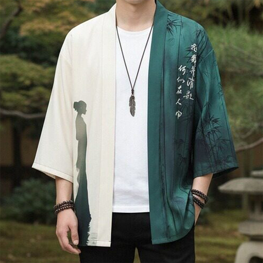Japan Lifestyle And Culture - Cardigan Orientale Retrò Stile Giapponese con