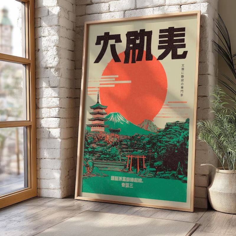 Poster retrò pop giapponese co - Japanese Lifestyle Gifts recensione e prezzo